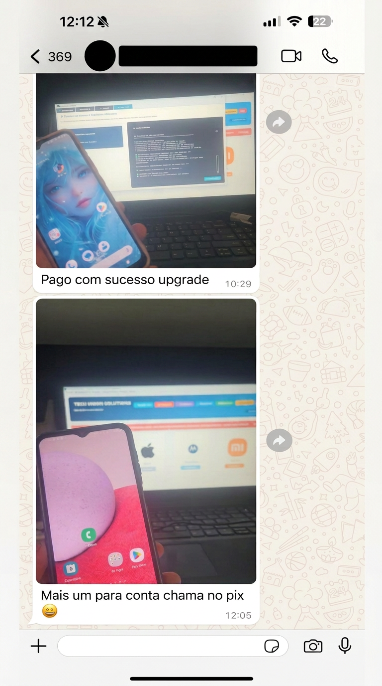 Upgrade pago via PIX — cliente subiu de plano no mesmo dia.